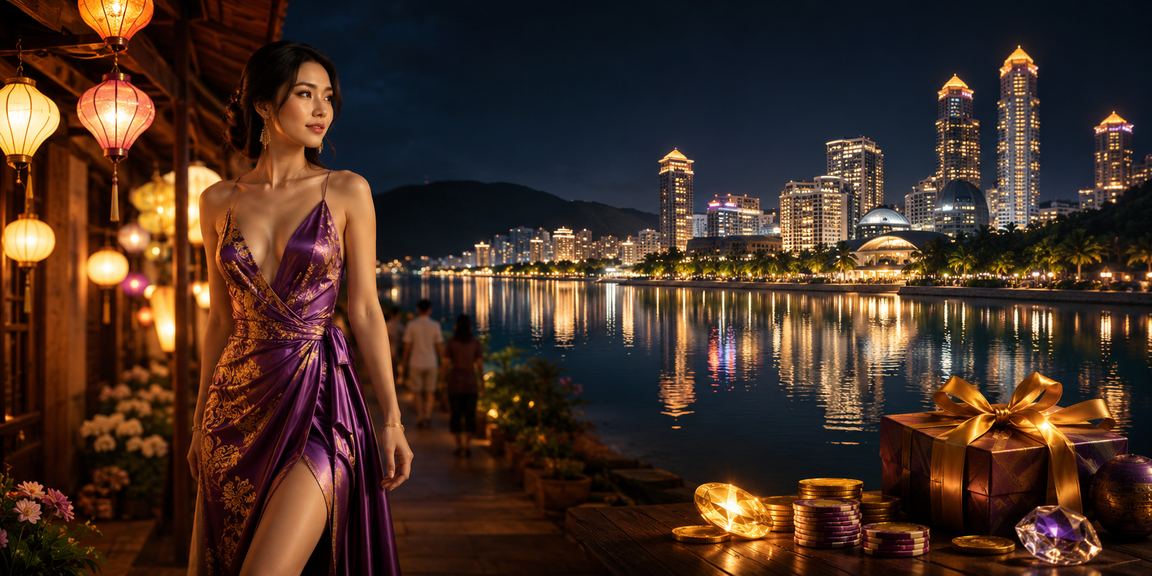 Người dùng tại Phú Quốc trải nghiệm giải trí casino trên điện thoại vào buổi tối